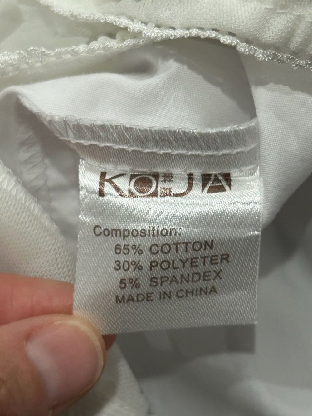 Koja Medium White Long Sleeve Tuxedo Button Down Bodysuit Pintuck Retro - Picture 7 of 12